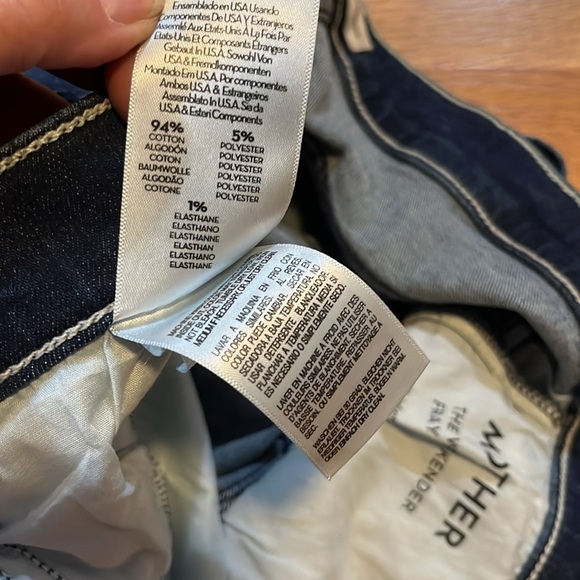 MOTHER The Weekender Fray Size 32 NWT - Picture 8 of 13